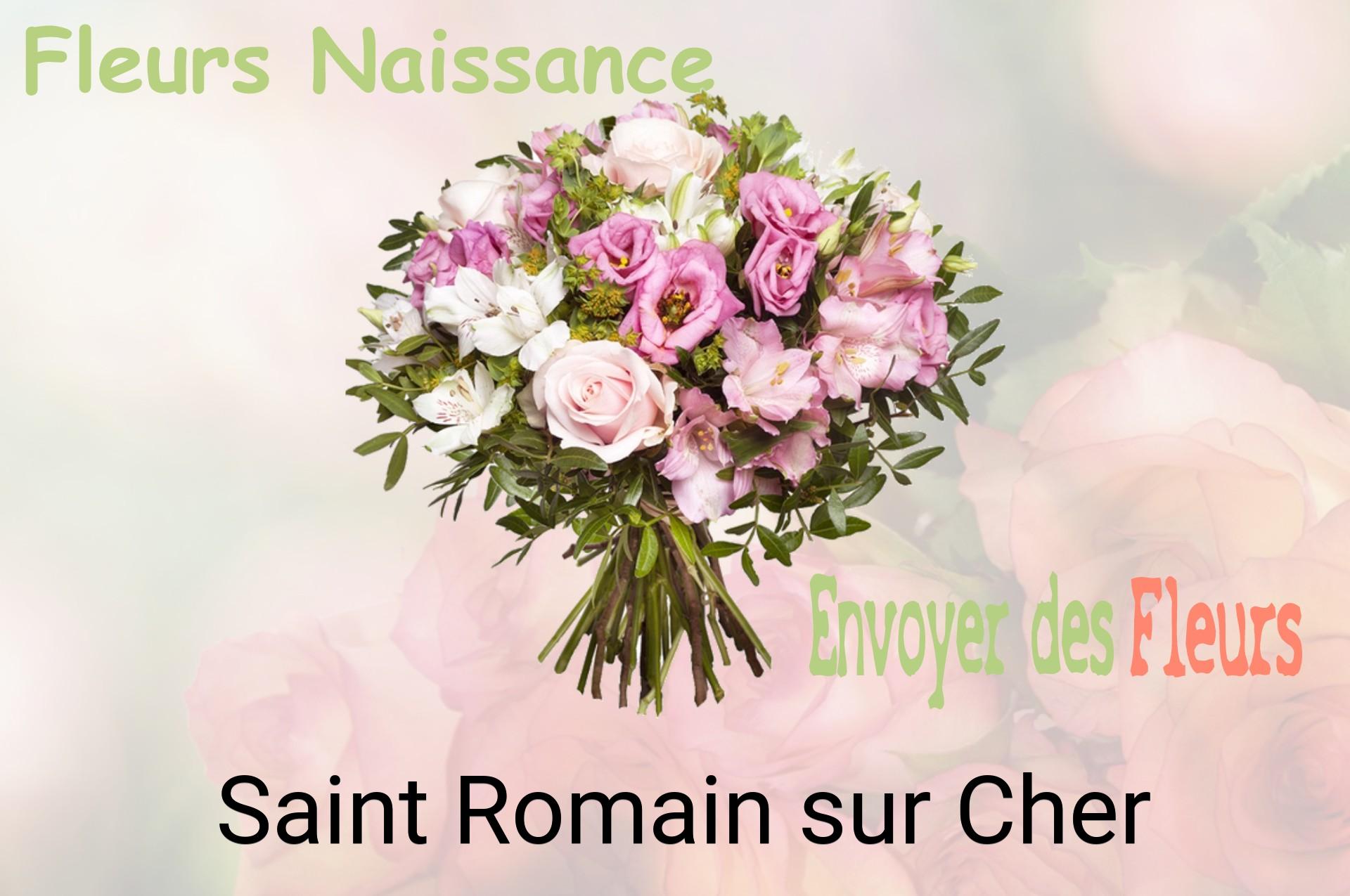 Bouquet de fleurs de naissance livré à Saint-Romain-sur-Cher