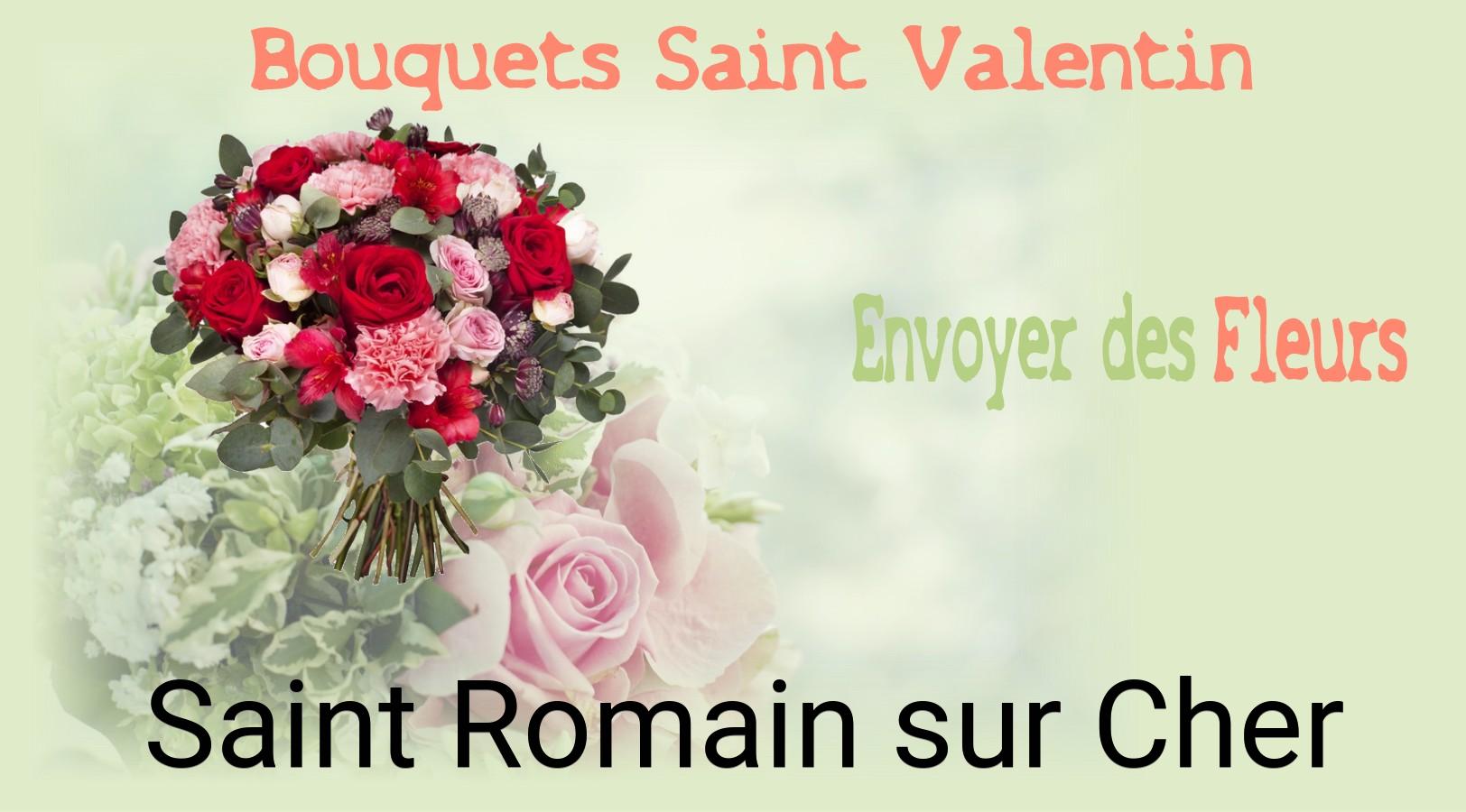 Roses de Saint-Valentin livrées à Saint-Romain-sur-Cher